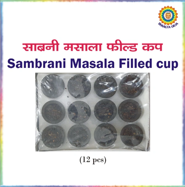 Sambrani Cup | Masala filled cup ( pack of 12 pcs)